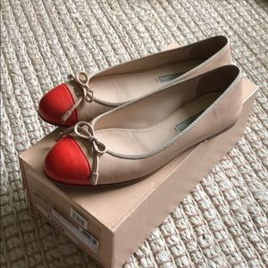 Prada ballerina flats